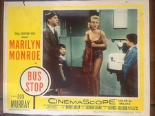 MARILYN MONROE - BUS STOP  1956 ORIGINAL Movie Theater Lobby Card (#4) NICE