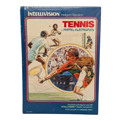 NEW SEALED TENNIS GATEFOLD STORYBOOK EDITION INTELLIVISION Mattel Vtg Video Game