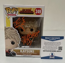 Clifford Chapin Signed Katsuki Bakugo 249 My HERO ACADEMIA Funko Pop BECKETT 5