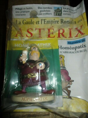 Asterix - Plastoy Figuette - Homeopathix - Under Blister + Paper - Number 54
