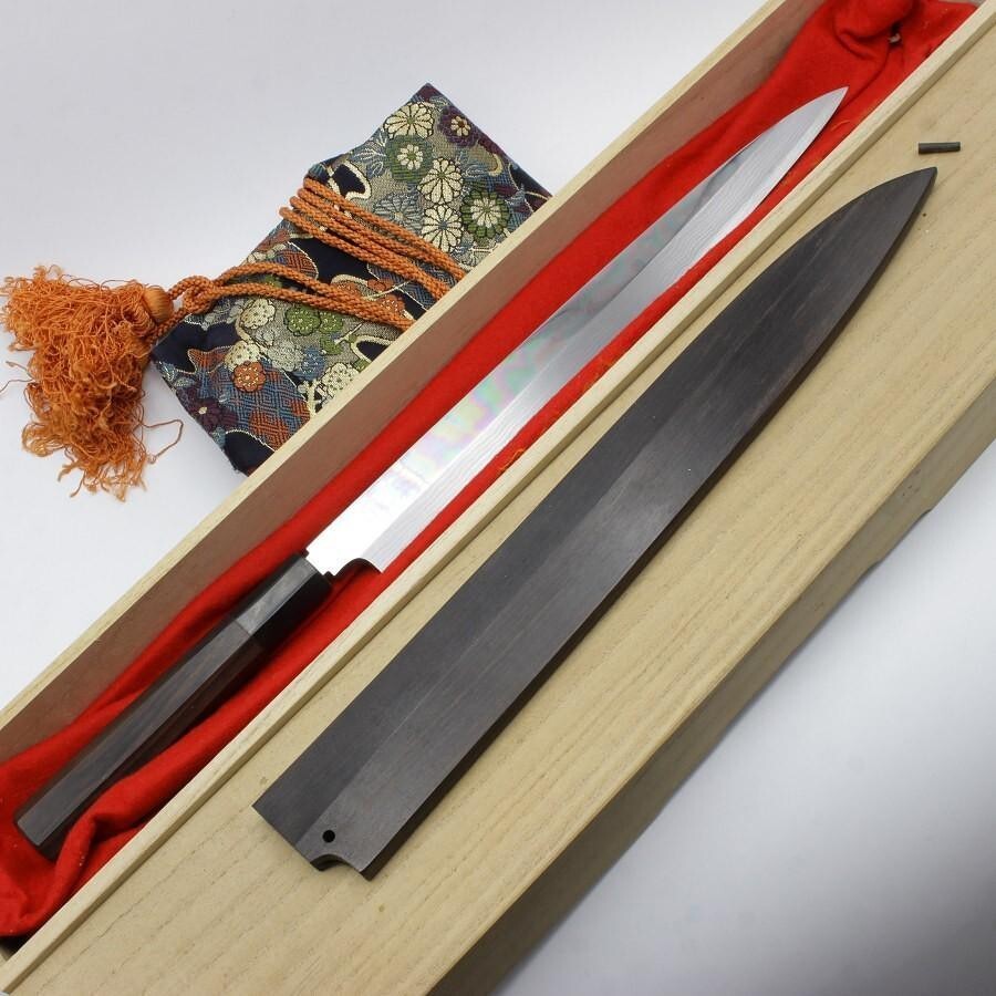 Minamoto Yasukuni Yanagiba Knife Carbon Steel 335mm Made in Japan