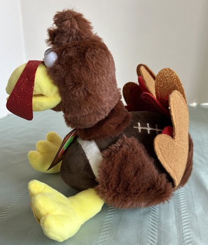 Dan Dee Football Turkey Animated Talking Moving Plush Thanksgiving Fall VIDEO - Picture 3 of 14