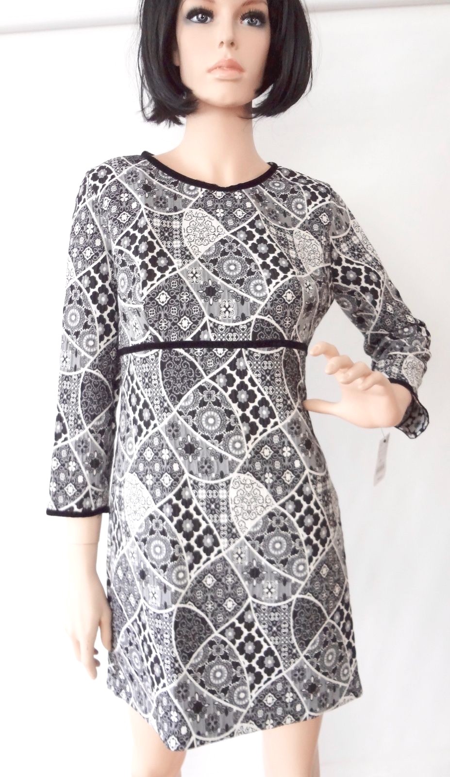 ZARA Women Dress Special TRAFALUC DRESS . Black/White . NWT . Limited