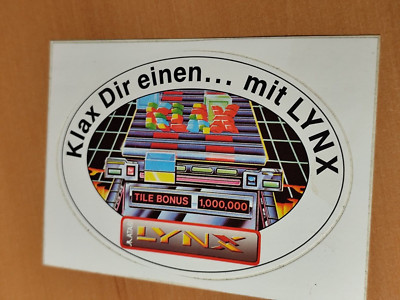 Aufkleber Atari Klax dir einen mit LYNX Sticker Konsole Gaming Patch Fi