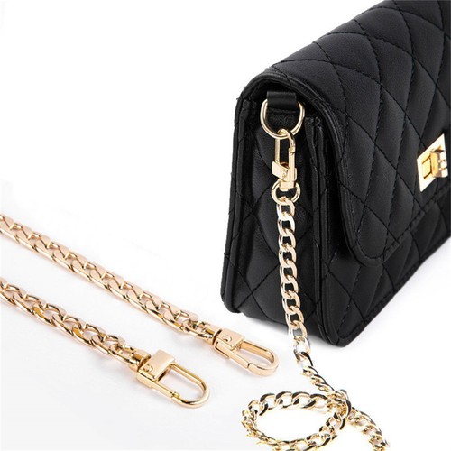 120cm Metal Handbag Shoulder Strap Bag Purse Chain Smooth Replacement Crossbody - Picture 10 of 21