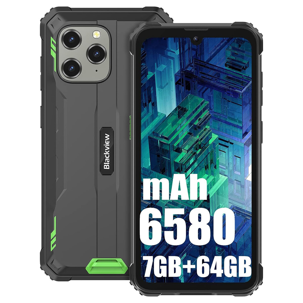 Blackview BV5300 Pro Doppia 4G Rugged Smartphone 6,1" 6580mAh 7GB+64GB Fino 1TB
