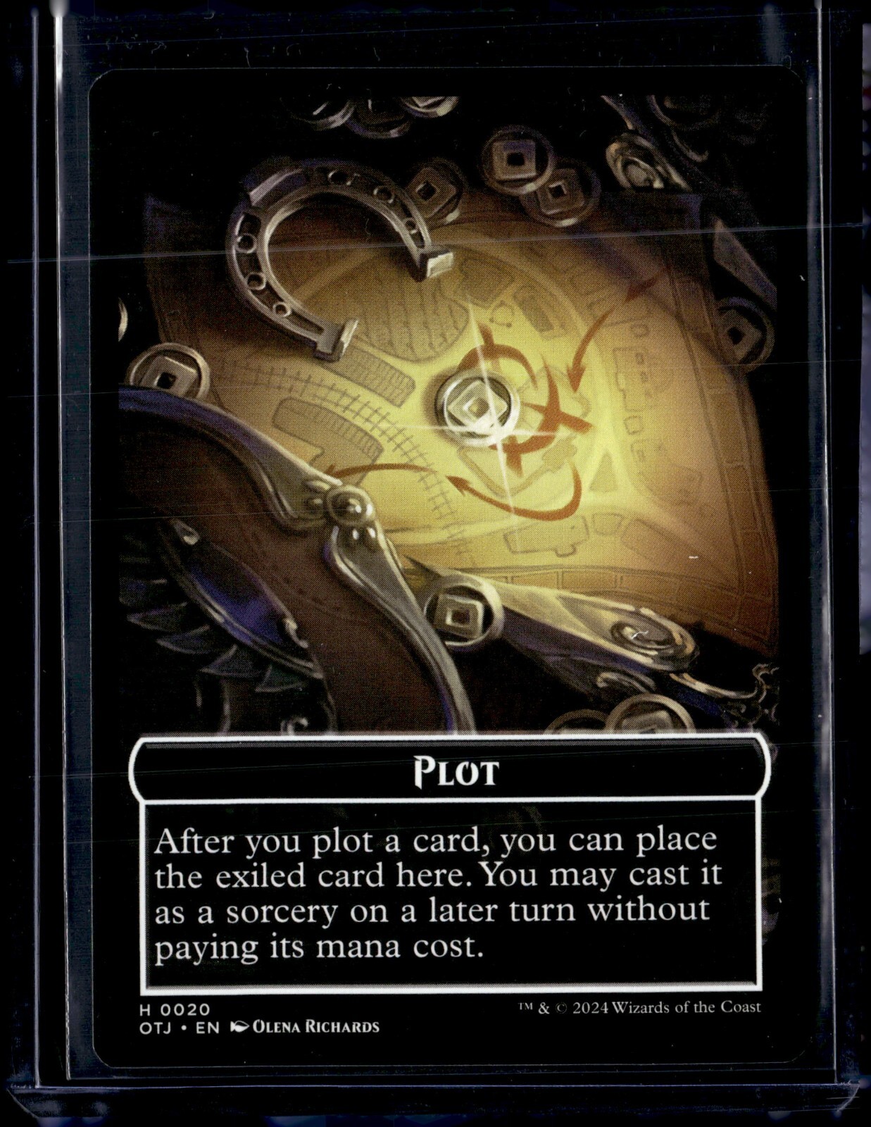 Plot / Elk - 20/13 - Token - OTJ - NM - MTG Magic the Gathering