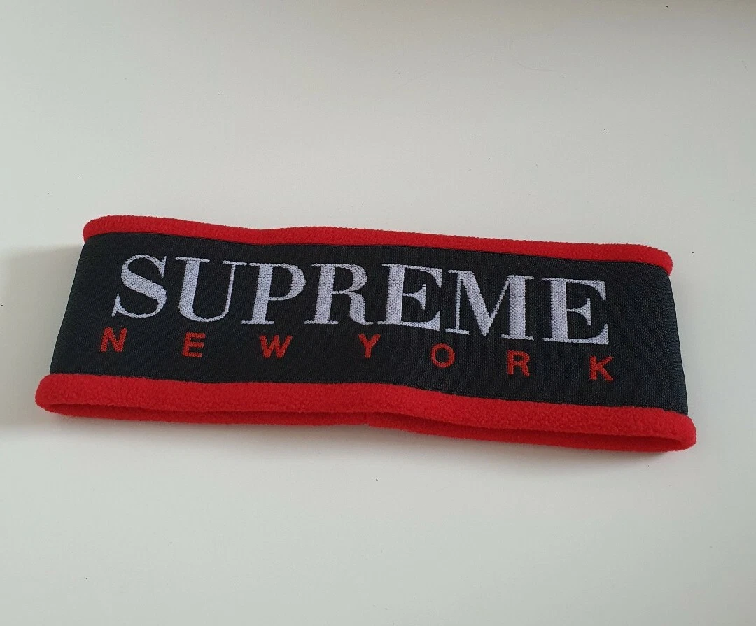 Accessoires bandeau rouge non tissé FW16 Supreme New York