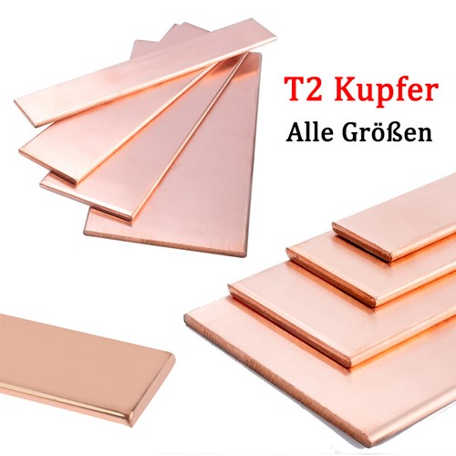 Sourcing Map Kupfer Flachstange 3x10x400mm - 99,99% Kupfer Für Elektro & Handwerk
