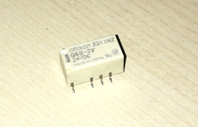 OMRON G6S-2F-DC24 RELAIS TELECOM DPDT 2A 24VDC