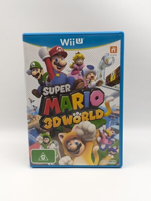 Super Mario 3D World Nintendo Wii U Game Complete With Manual AUS PAL 