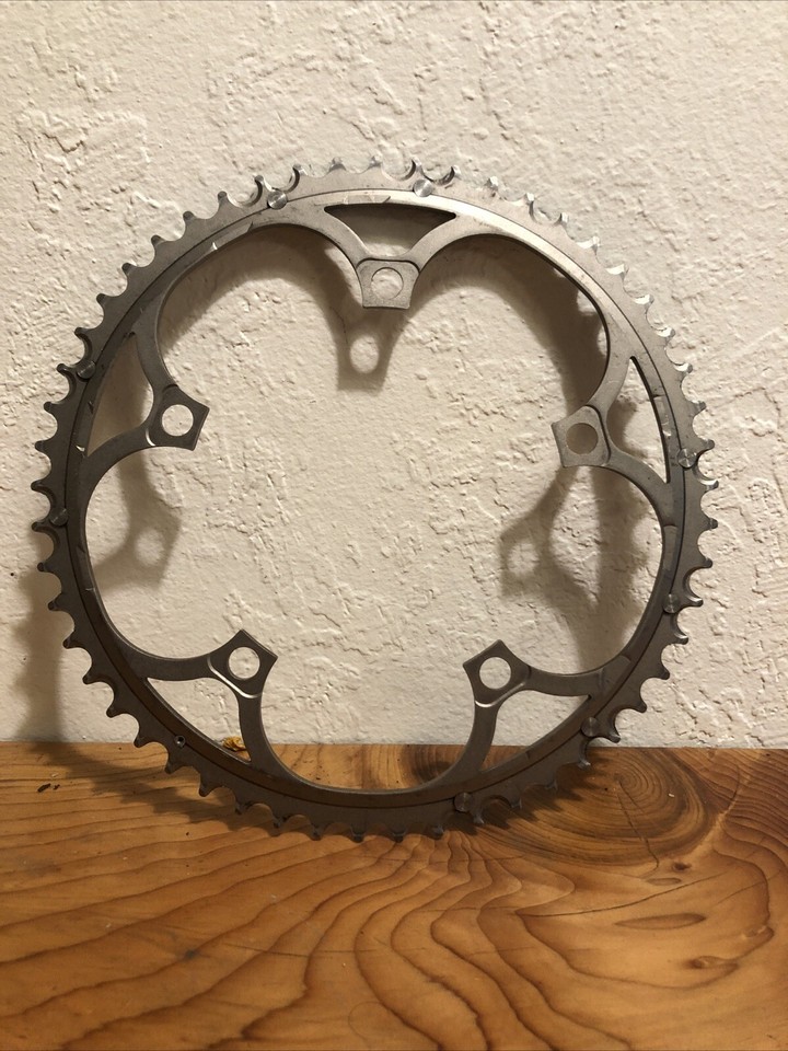 CORONA NUOVA NOS Campagnolo VELOCE AVANTI Chainring 53T 135 BCD 9 - Foto 4