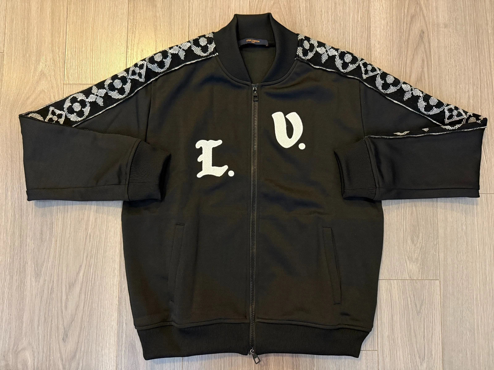 LOUIS VUITTON（LV） Giacca Louis Vuitton Flower Band Track Top nera taglia M