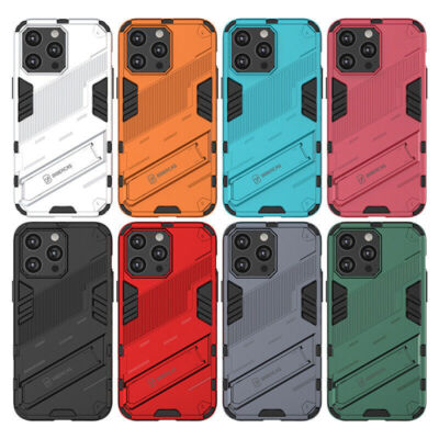 Hybrid Rugged Phone Case Stand Cover For iPhone 14 Plus One Plus Nord N200 5G