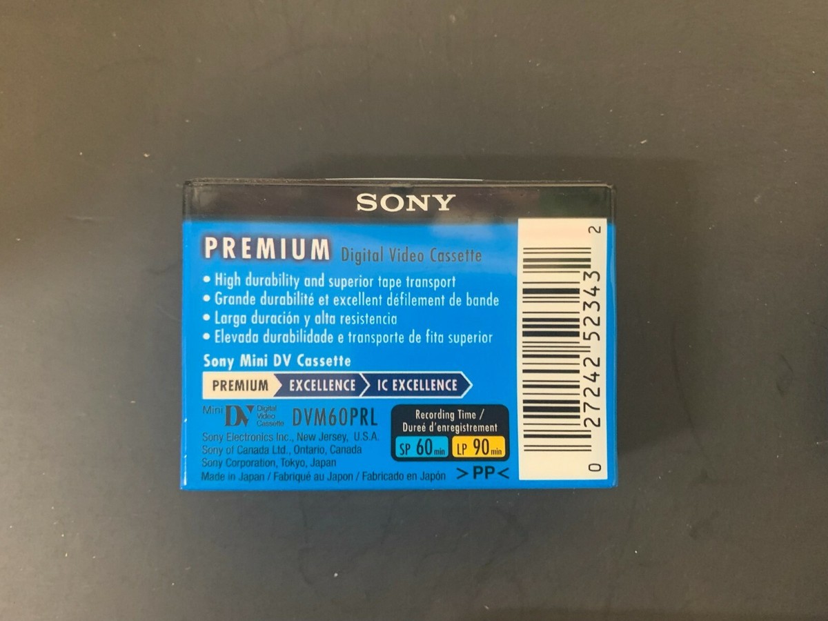 Sony DVC Premium - Mini DV - Digital Video [60 LP: 90] Cassette