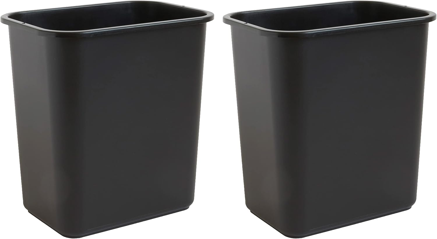 7 Gallon / 28 Quart Space Saving Trash Wastebasket, Fits under Desk and Small, N