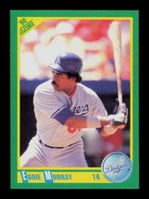 Eddie Murray Los Angeles Dodgers Baseball Score 1990 Trading Card
