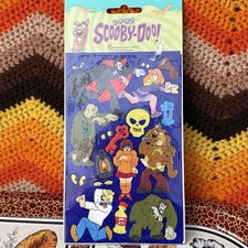 Lot New Cartoon Network Scooby Doo Stickers 1998 Sealed Package