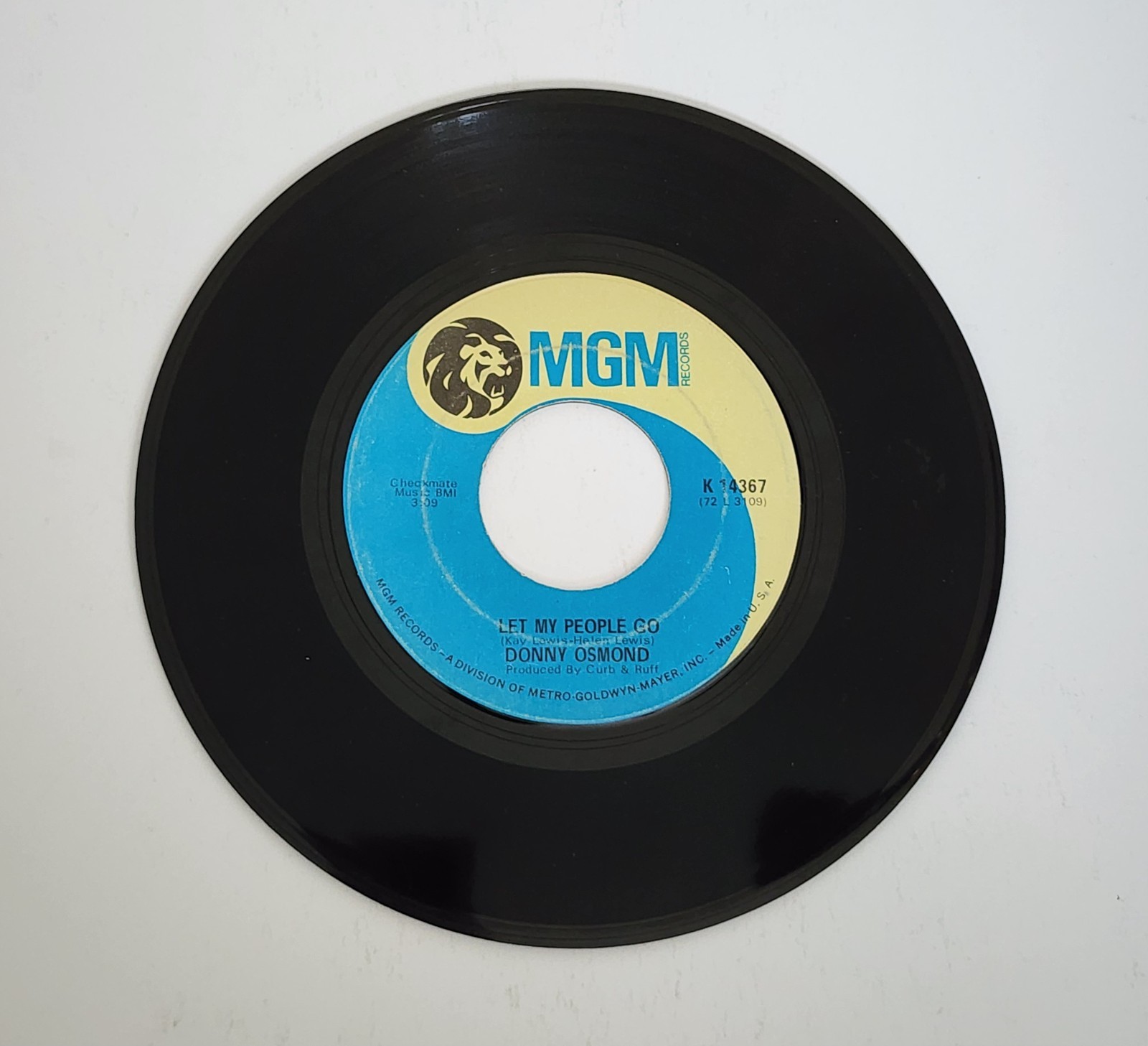 45 RPM Vinyl Record Donny Osmond - Puppy Love - Let My People Go | eBay