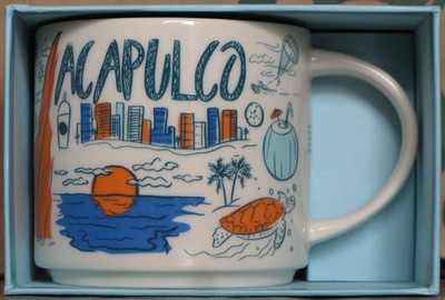 Starbucks BTS Been There City Mug Acapulco Mexico, 14 oz neu *** SKU *** OVP ***