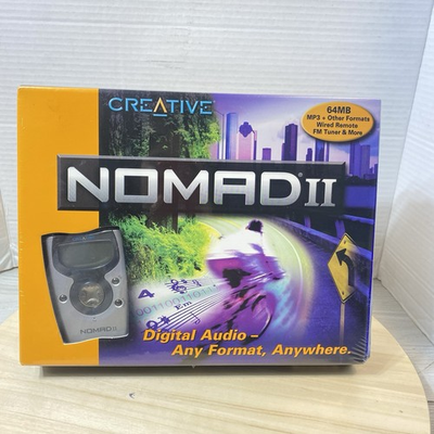 #ad Creative Labs Nomad II Digital Audio Player New Sealed $99.00