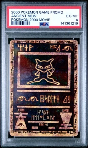 2000 POKEMON GAME MOVIE POKEMON 2000 MOVIE ANCIENT MEW PSA 6