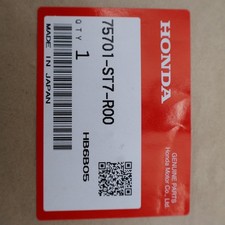 Genuine Honda Acura 97-01 Integra Type-r Rear Red A Emblem 75701-st7-r00 Fs