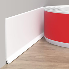 Peel And Stick Flexible Baseboard Molding Trim 6 X 60 Self-adhesive Vinyl