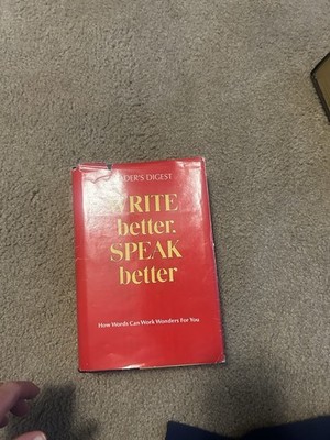 Write Better Speak Better