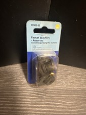 Plumb Pak PP805-20 Faucet Washer Assortment, Flat, Rubber, For: Sink and Faucets