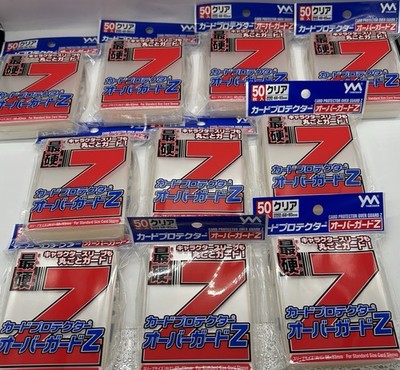 YANOMAN Card protectors Sleeves Over Guard Z / Z jr 50 Sheets 10 Sets Clear NEW