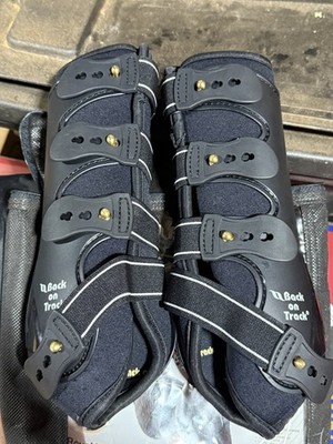 BACK ON TRACK Royal Work Front Full Black Boot (20760003)