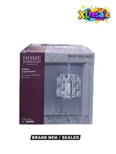 Home Decorators Collection Kristella 1-Light Crystal Pendant Light Chrome 