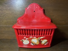 Emsa Zwiebelkasten Rot 70er Jahre Vintage