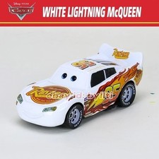 Mattel Disney Pixar Cars 3 White Lightning McQueen 1:55 Diecast Car, NEW Loose