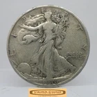 1936 Walking Liberty Half Dollar, 90% Silver - #C59719NQ