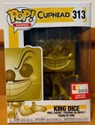 Funko Pop! Vinyl: Cuphead - Evil Cuphead Hot Topic (Exclusive) Gold King Dice E3