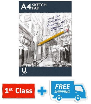  Künstler Skizzenblock weiß Premium Patronenpapier Buch Zeichnung A4
