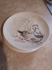 Vintage MCM Red Wing Pottery Bob White Quail 8" Salad Plate Set of 5