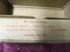 Early Orig Box for Garrard 45 RPM LRS3 Adapter & Center Post RC88 RC98 Turntable