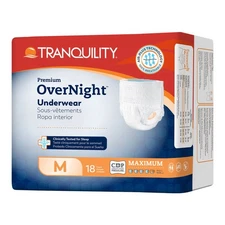 Tranquility Disposable Underwear Medium 72 Ct