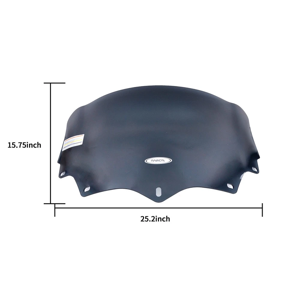 Panical 17.5 英寸深烟摩托车挡风玻璃适用于本田 Goldwing F6B 2013-2017 — 第 3/4 张图片