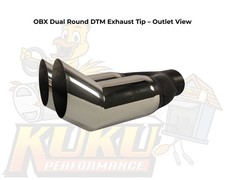 Obx Dual Dtm Exhaust Tip 2.25 Inlet 3 Outlets Stainless Steel Weld-on 11 Obx Dual Dtm Exhaust Tip 2.25 Inlet 3 Outlets Stainless Steel Weld-on 11