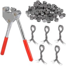 Plombenzange 16,5 cm, geeignet für Bleiplomben Ø 8mm + Ø 10mm, inkl. Zubehör ...