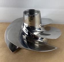 Stainless Steel Jet Pump Impeller 4 Blade 22 Spline 6” Dia x 3” thumbnail 2