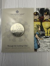 Alice in Wonderland Through the Looking Glass £5 Coin. Sealed. As photos