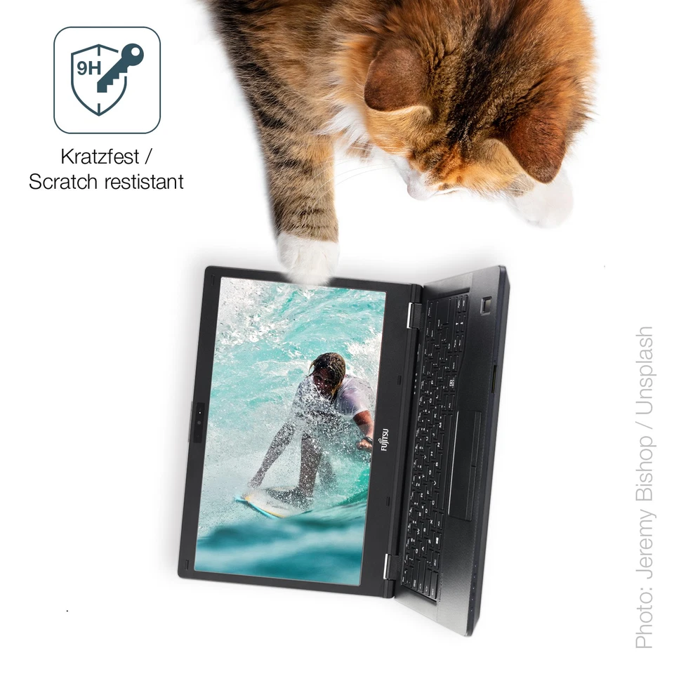 2x Screen Protector for Fujitsu Lifebook E449 14 Zoll Flexible Glass 9H dipos - Image 3 of 4