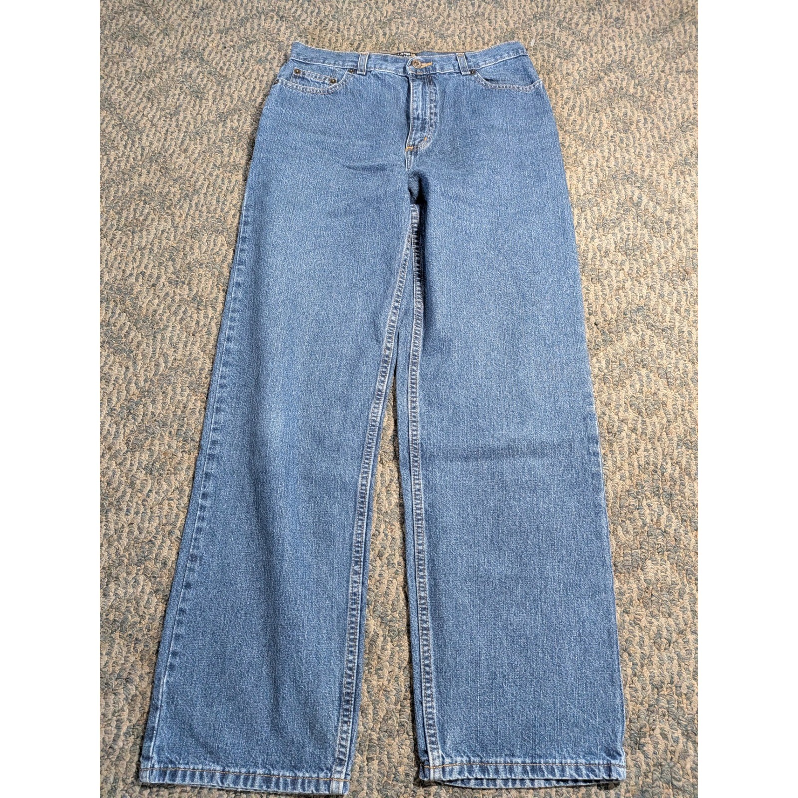 Vintage Polo Jeans Co Ralph Lauren Wide Leg High Rise Denim Jeans Blue Size 20