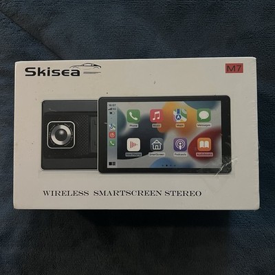Skisea Wireless Smartscreen Stereo Apple Carplay Touch Screen w Backup Camera