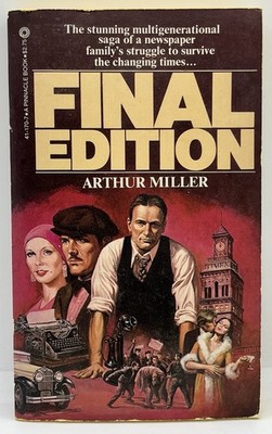Final Edition by Arthur Miller Pinnacle Books 1st Print 1981 Paperback PB Drama